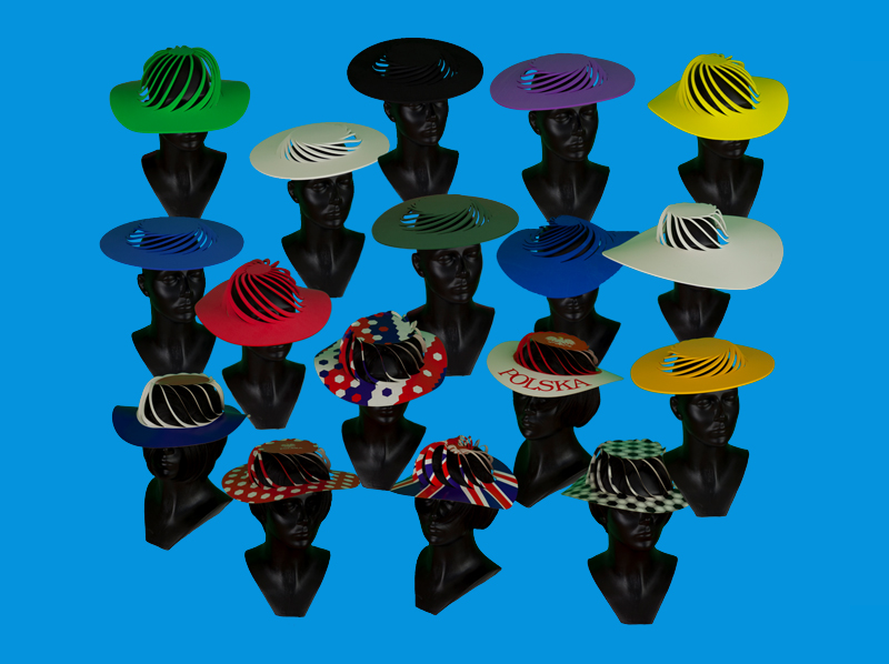 kapelusze spiralne